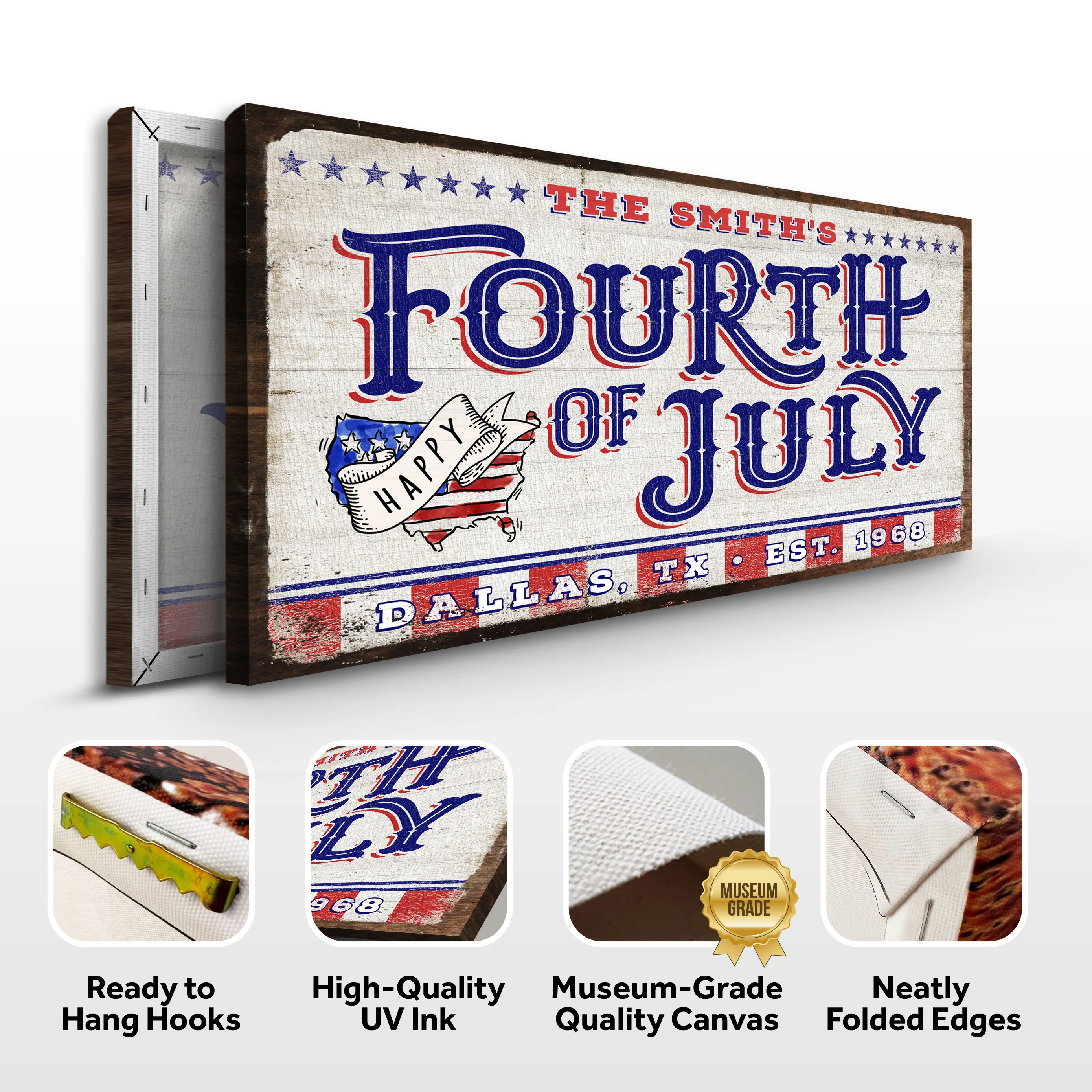 4th of July Personalized Welcome Sign - Image 6