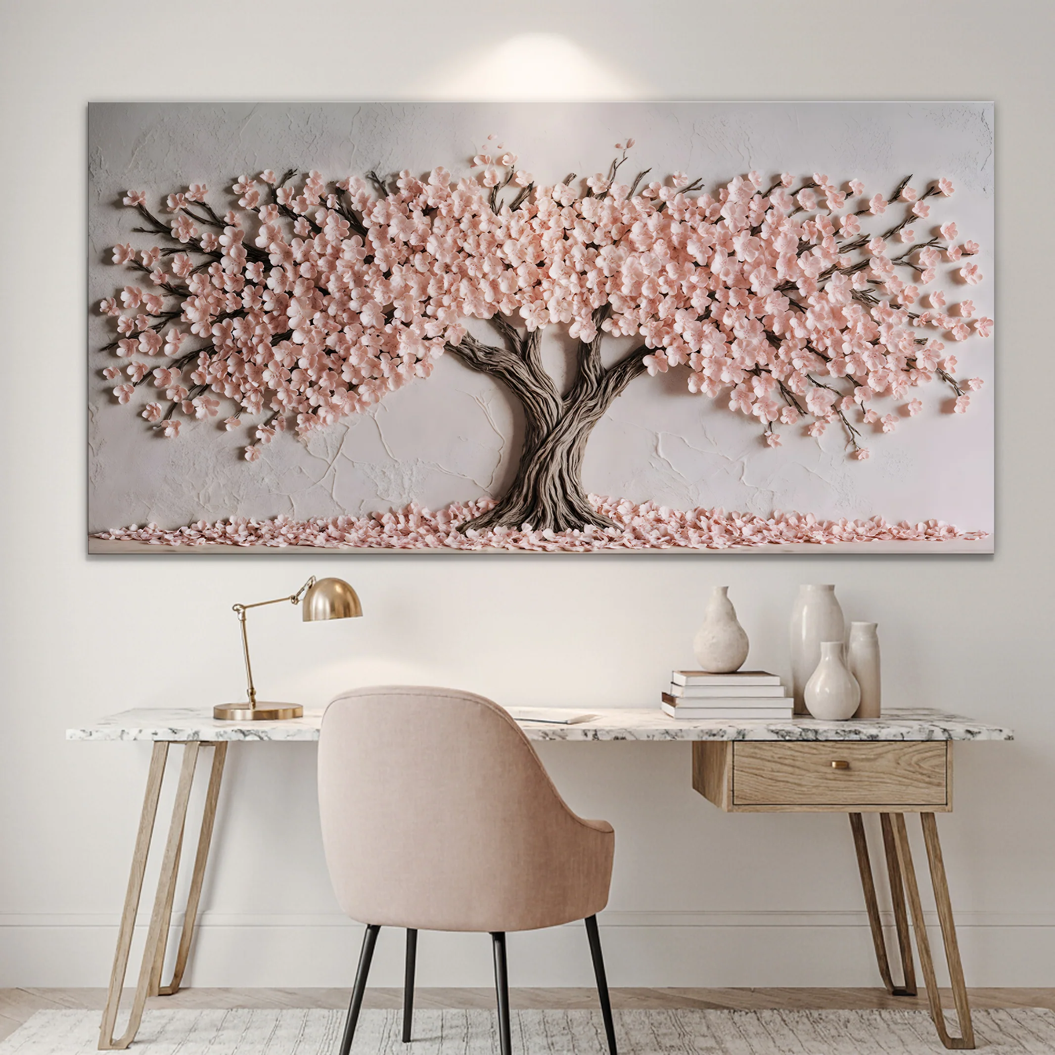 Blush Blossom Wall Art - Image 5