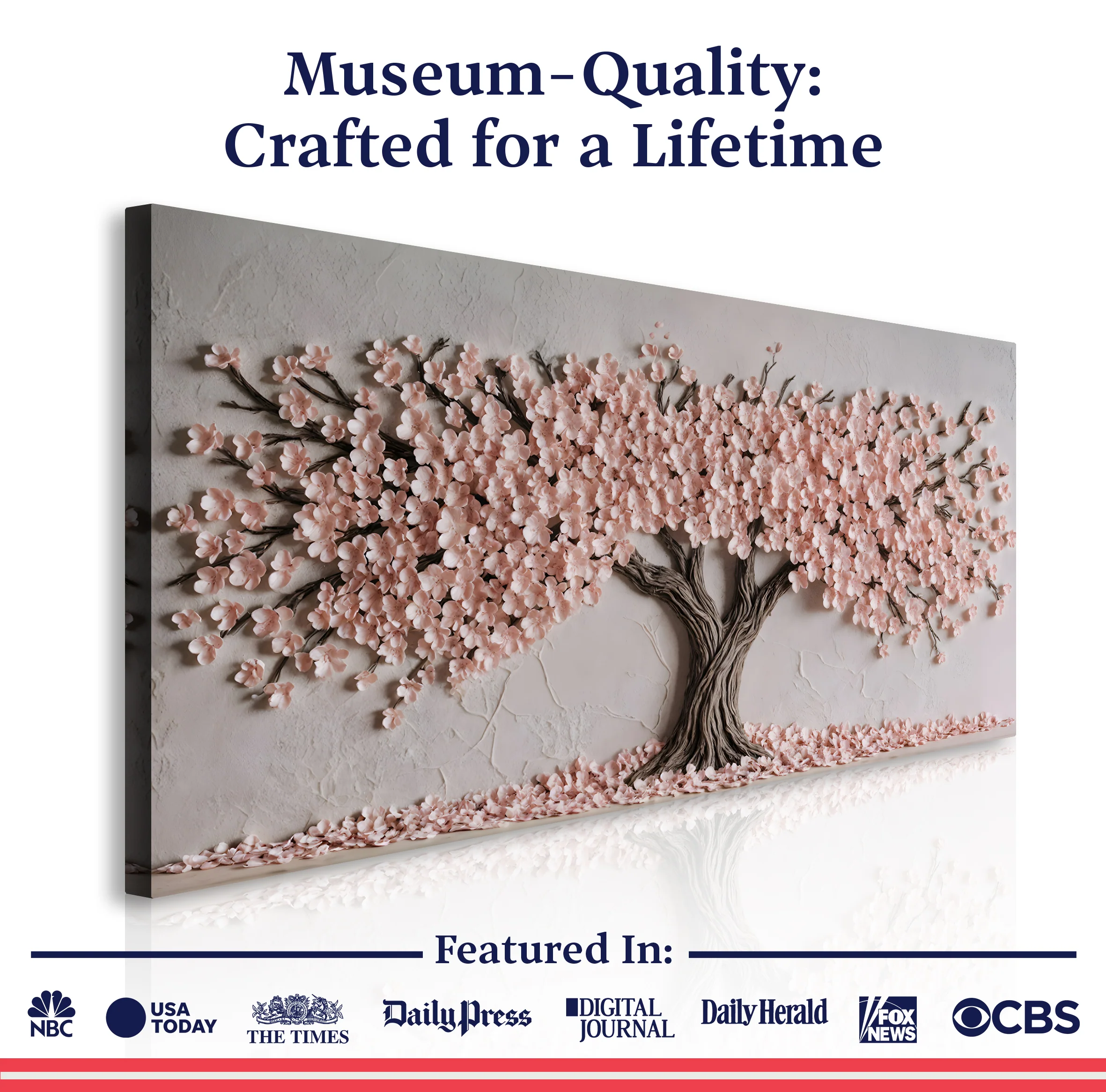 Blush Blossom Wall Art - Image 6