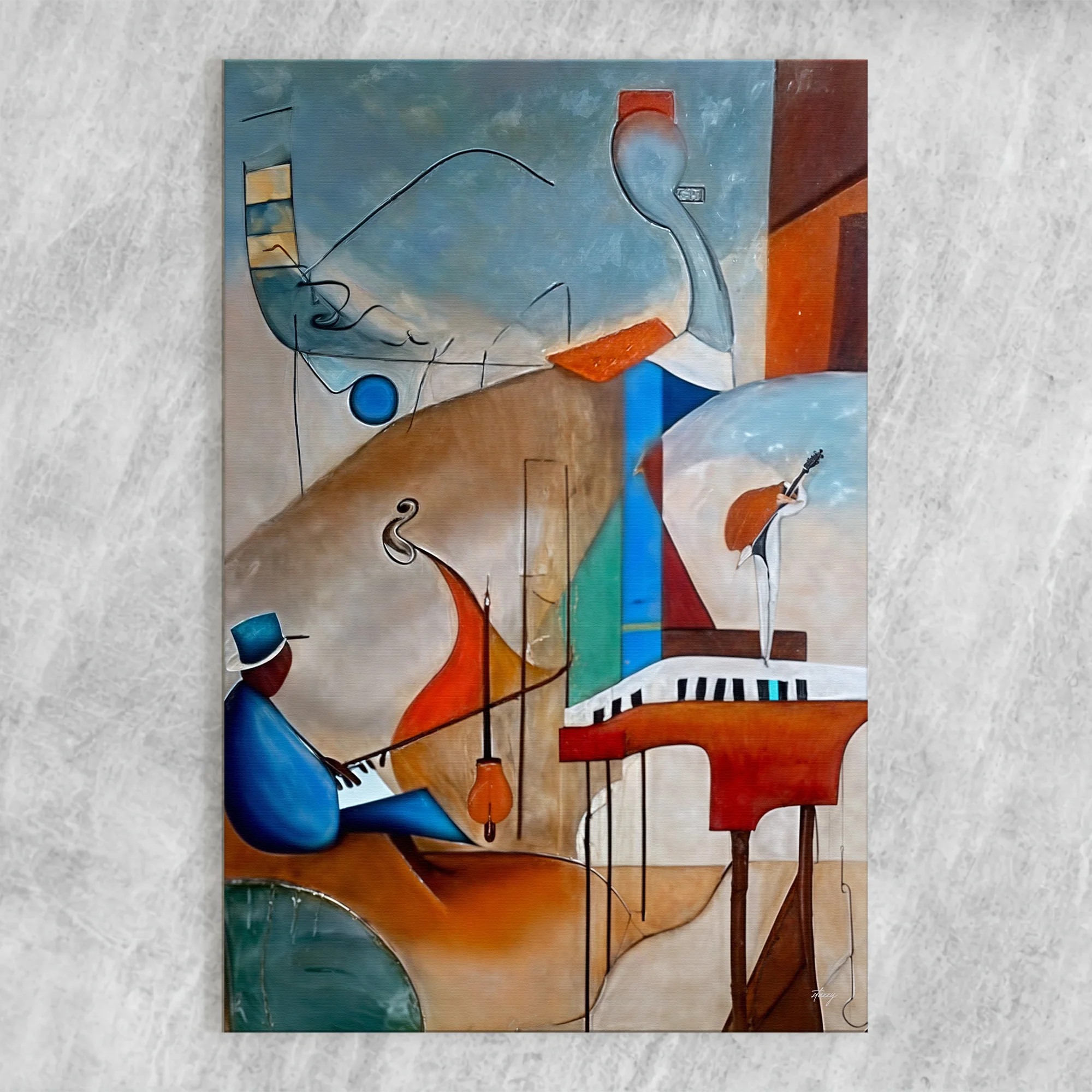 Canvas Print: "Melodic Abstraction" - Image 5