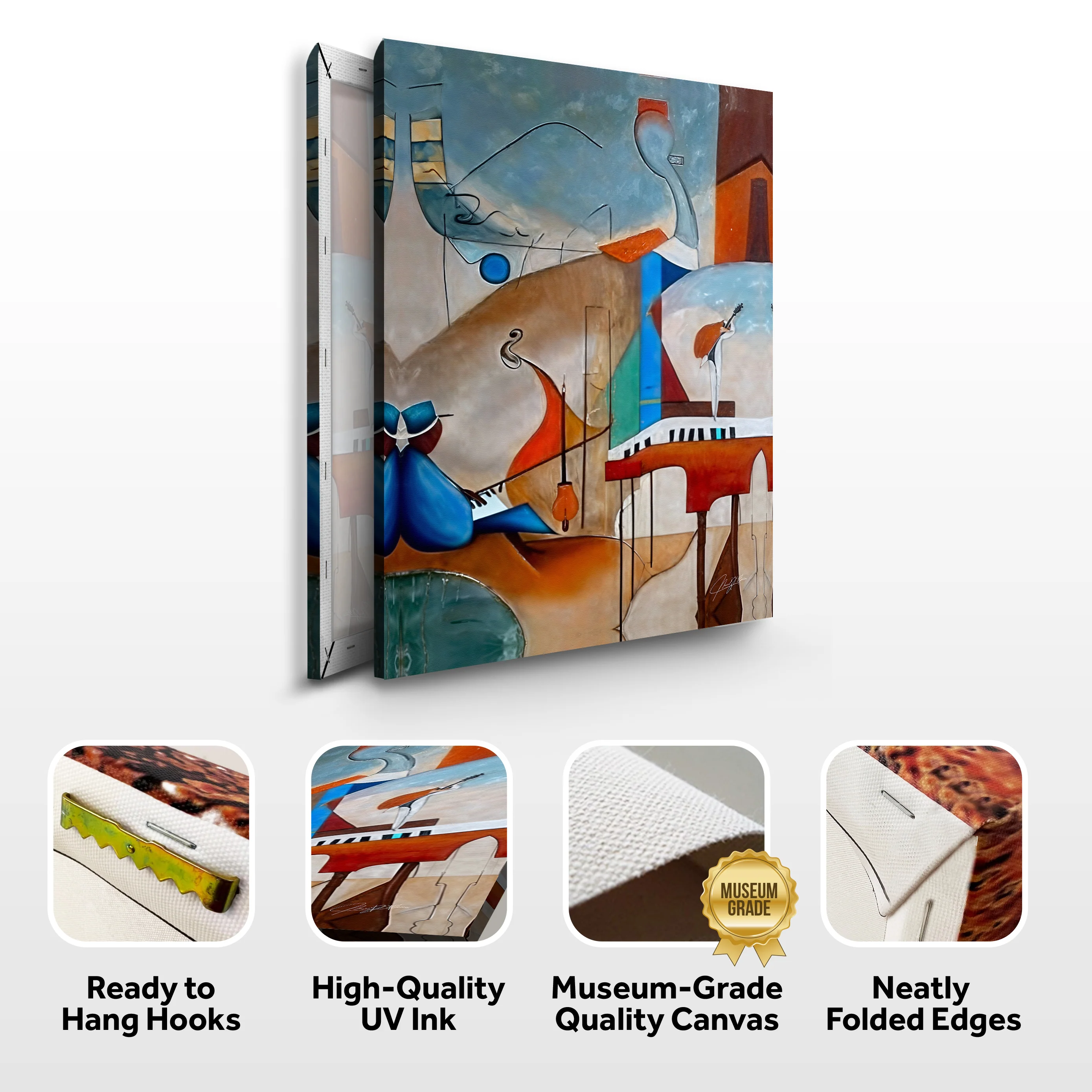 Canvas Print: "Melodic Abstraction" - Image 6