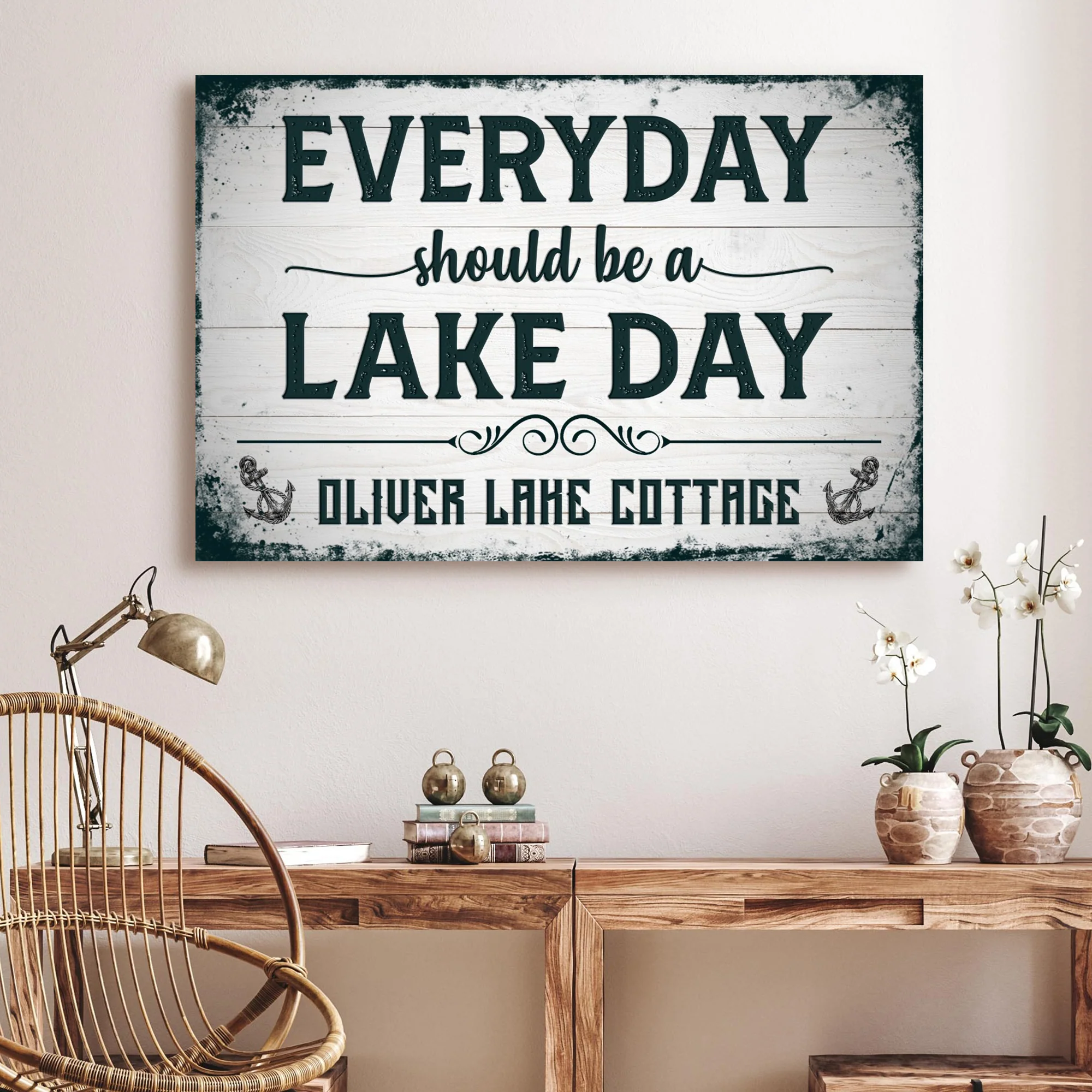 Everyday Should Be A Lake Day Sign - Image 3
