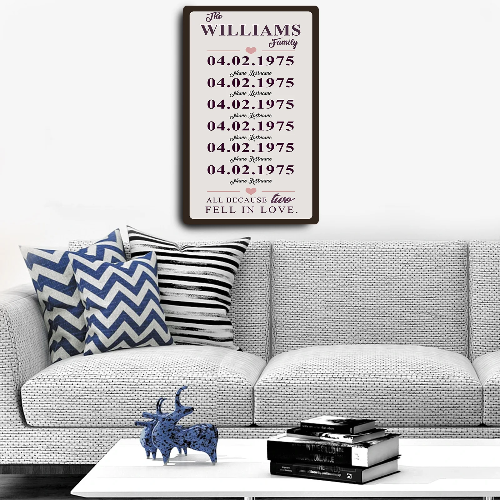 Family Dates Sign - Image 4