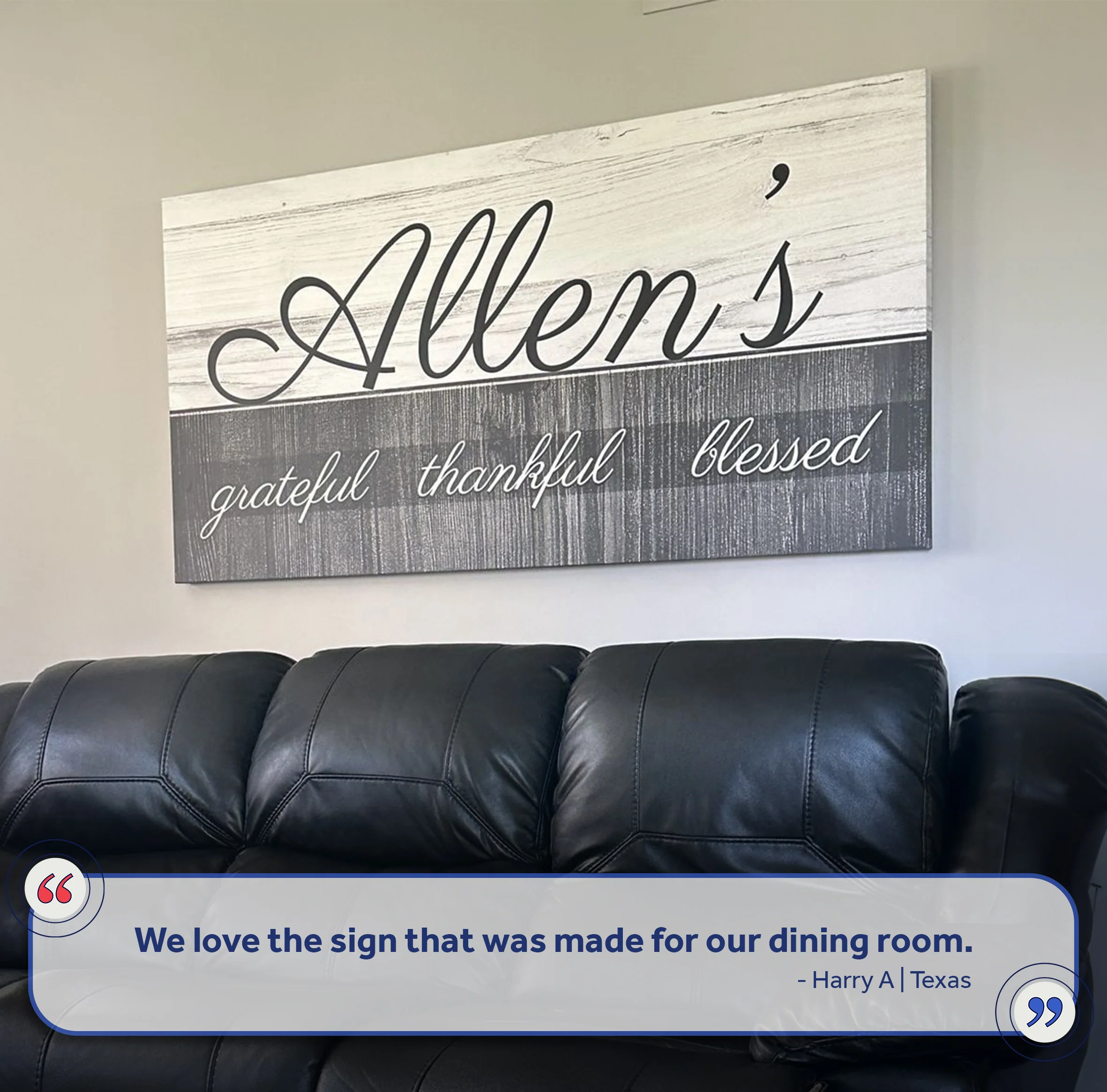 Family Grateful Sign - Image 8