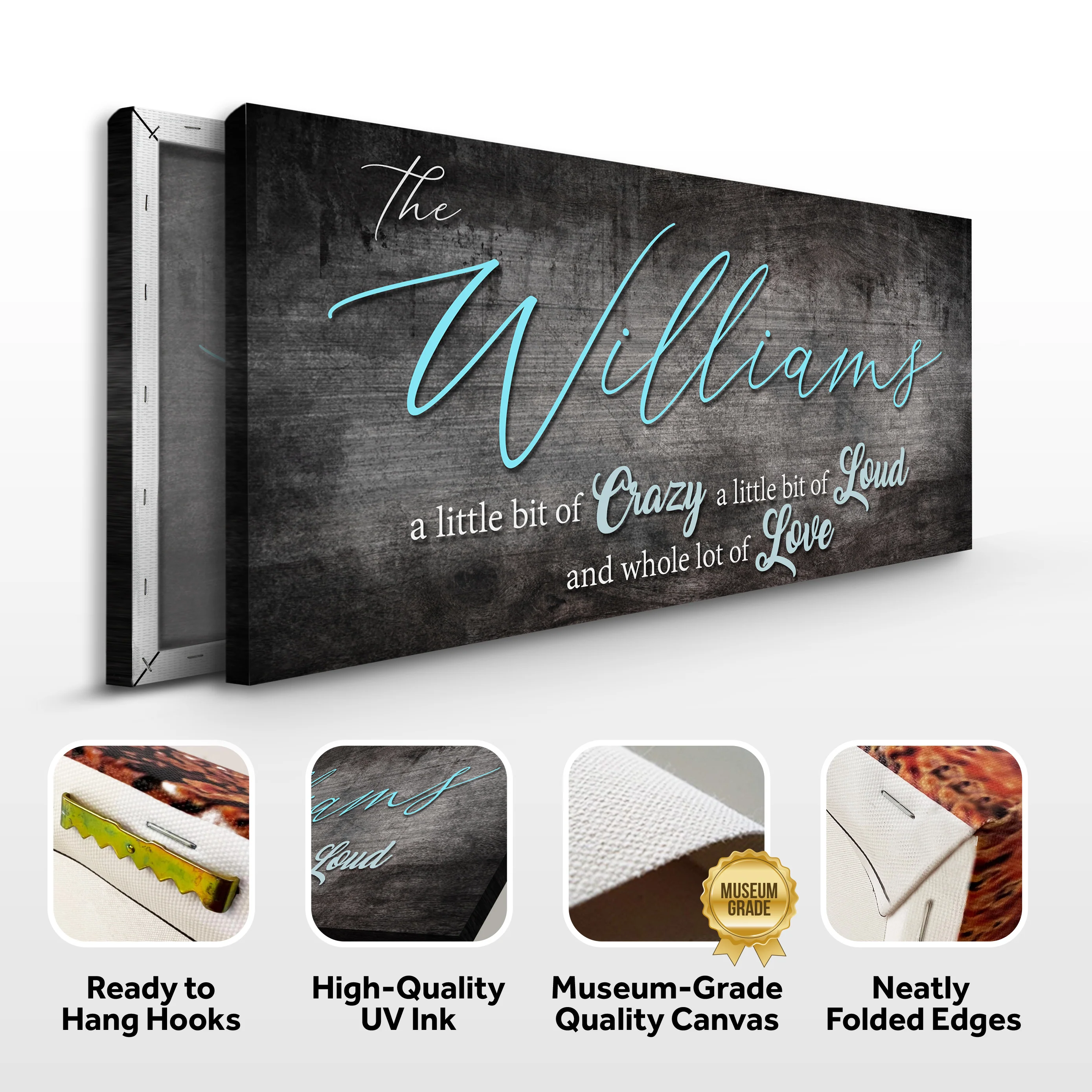 Crazy Lousd Lave Family Name Sign - Image 3