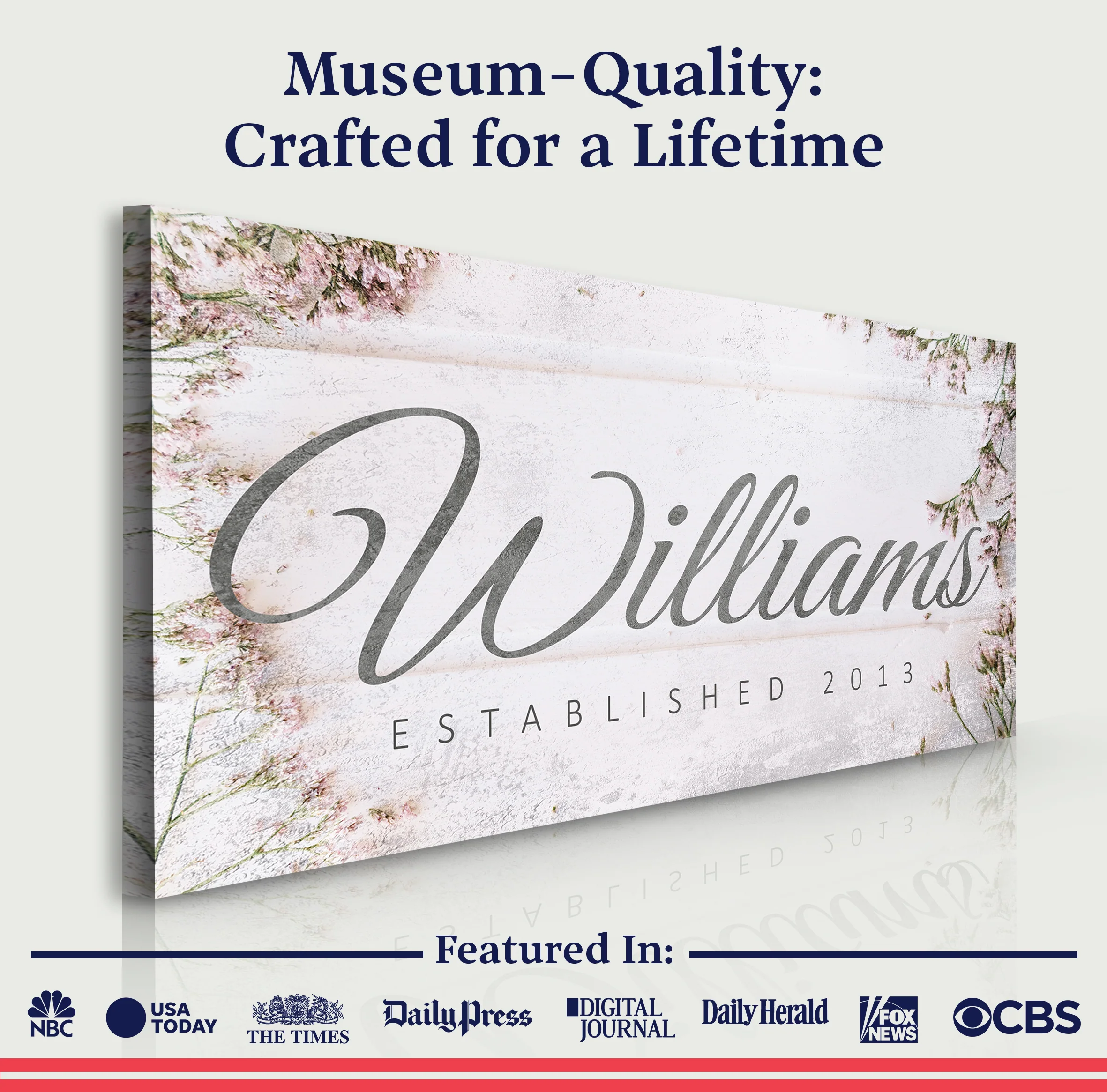 Family Name Sign - Image 3