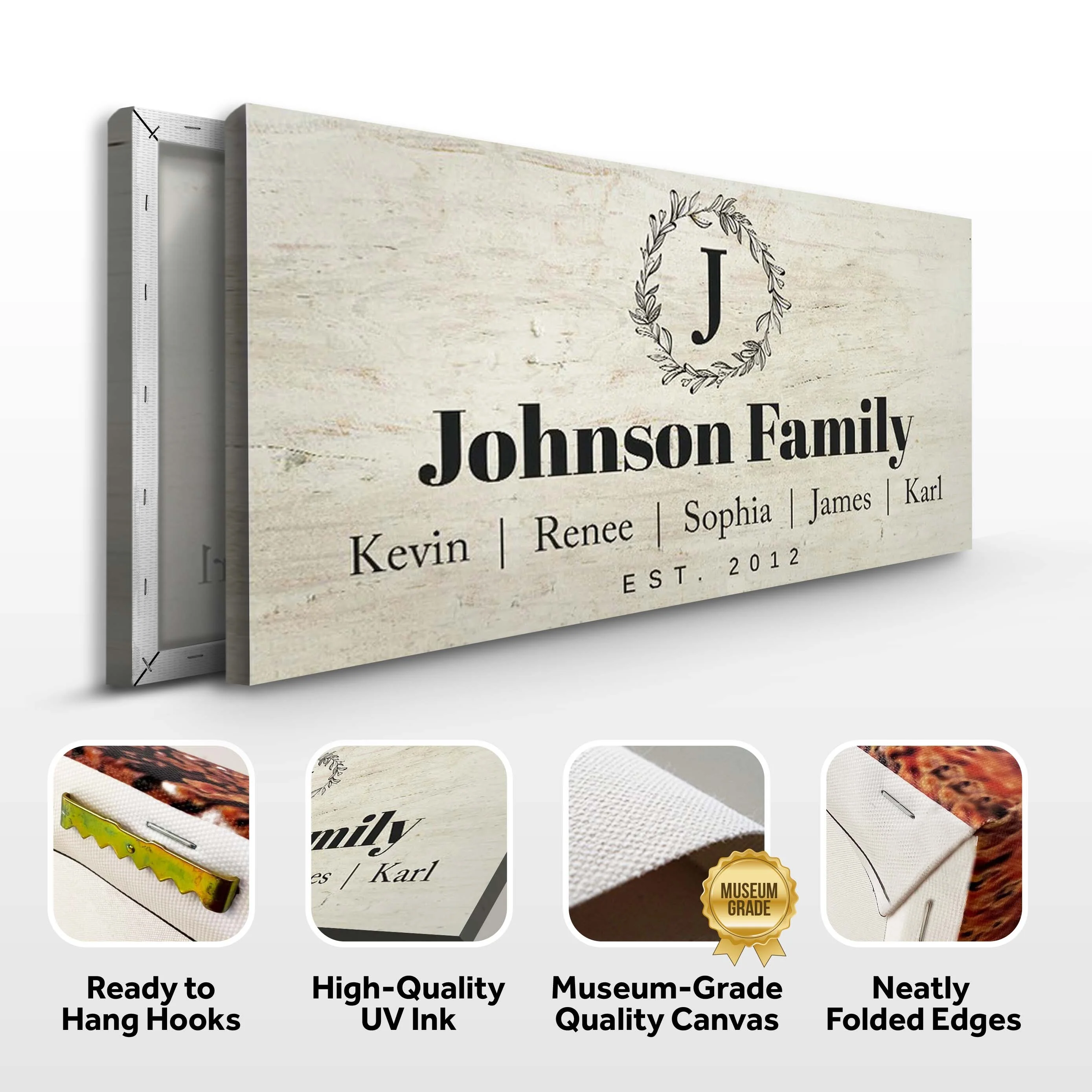 White Family Sign - Image 4