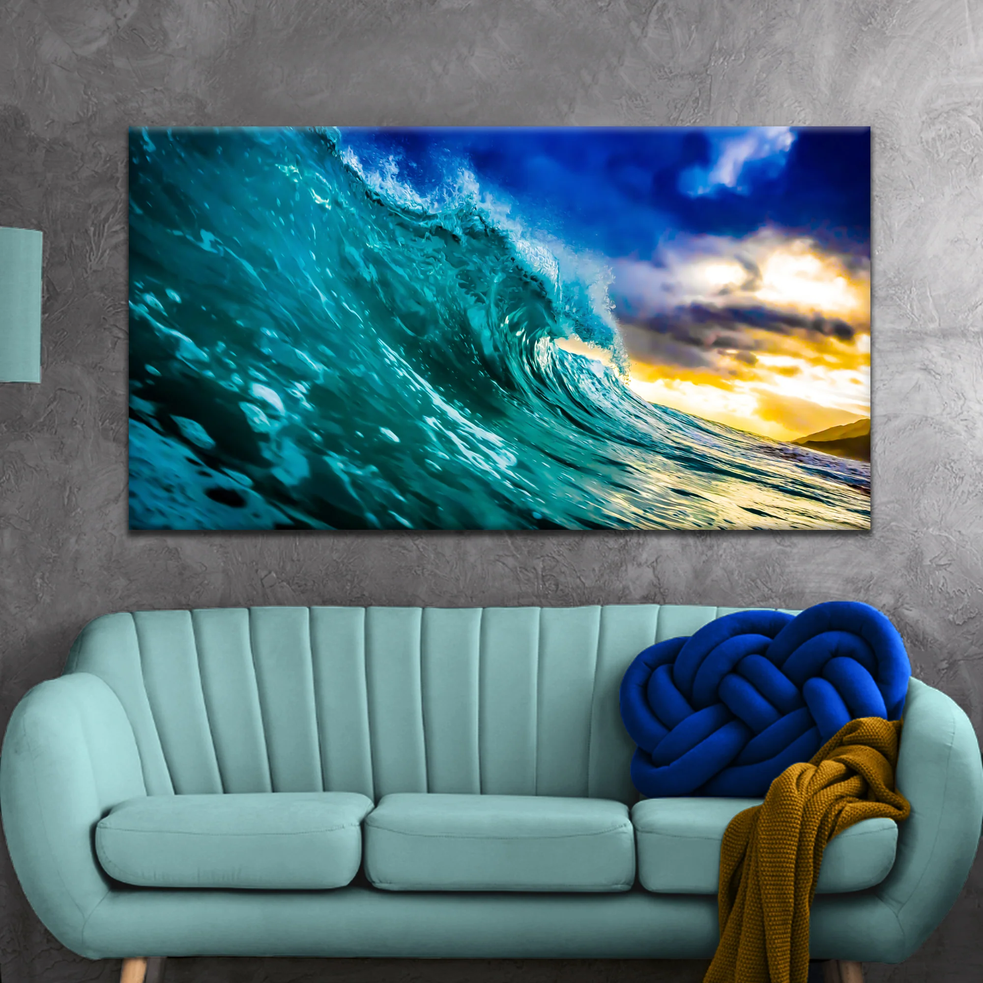 Fast Waves Canvas Wall Art - Image 3