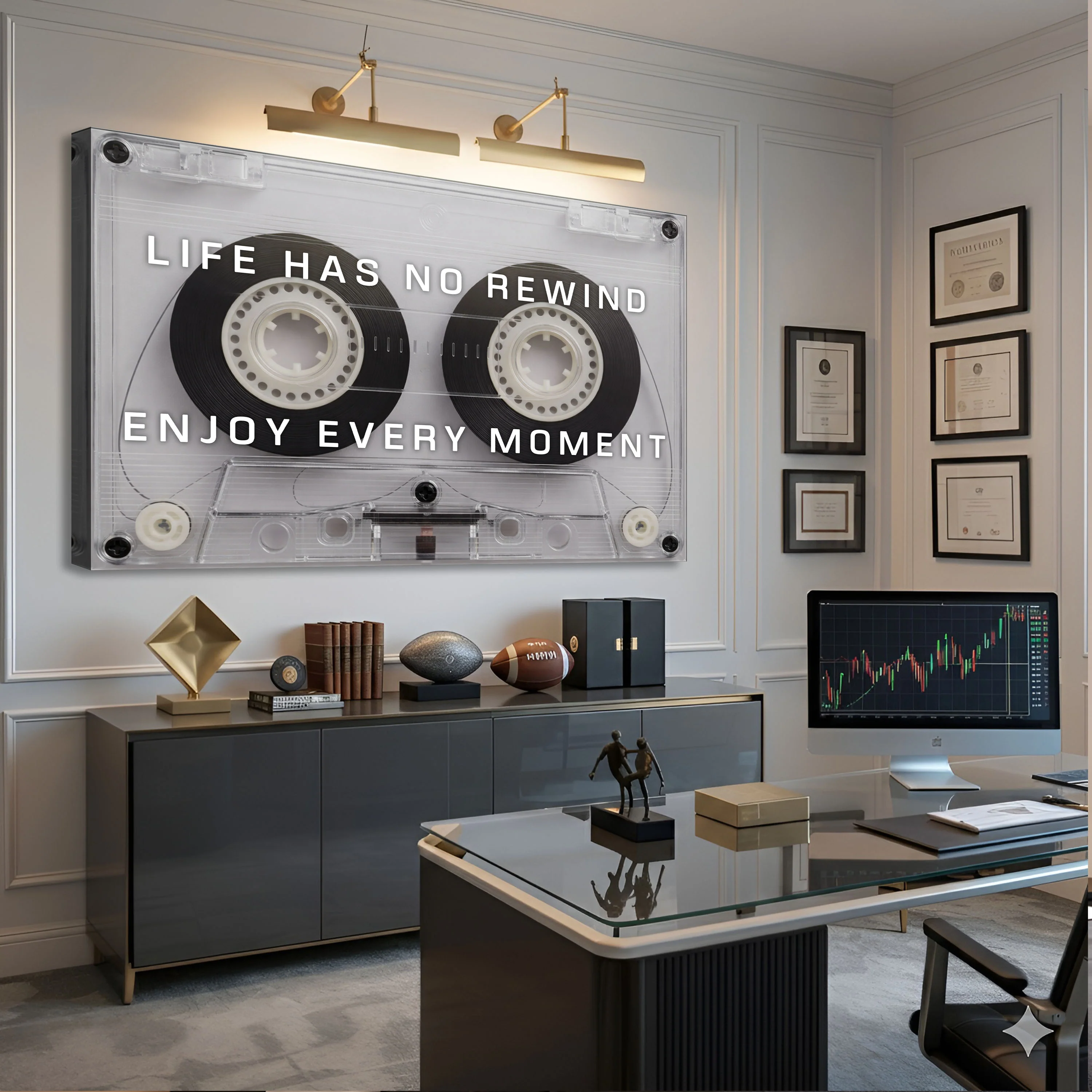 Life Has No Rewind Wall Sign - Image 3