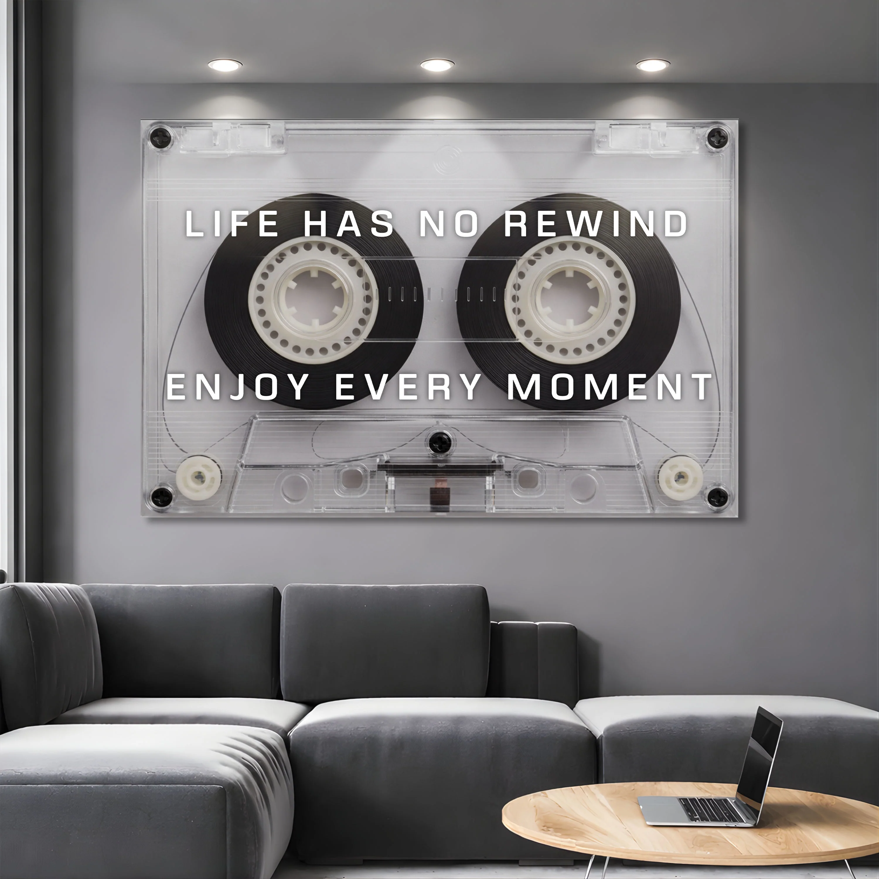 Life Has No Rewind Wall Sign - Image 4