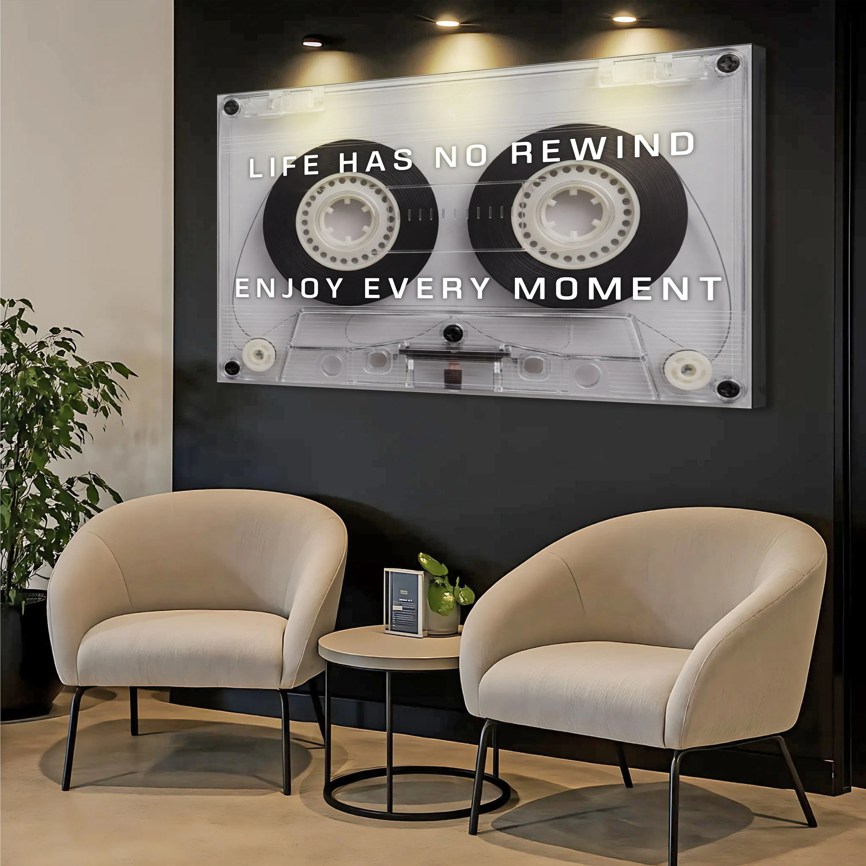 Life Has No Rewind Wall Sign - Image 5