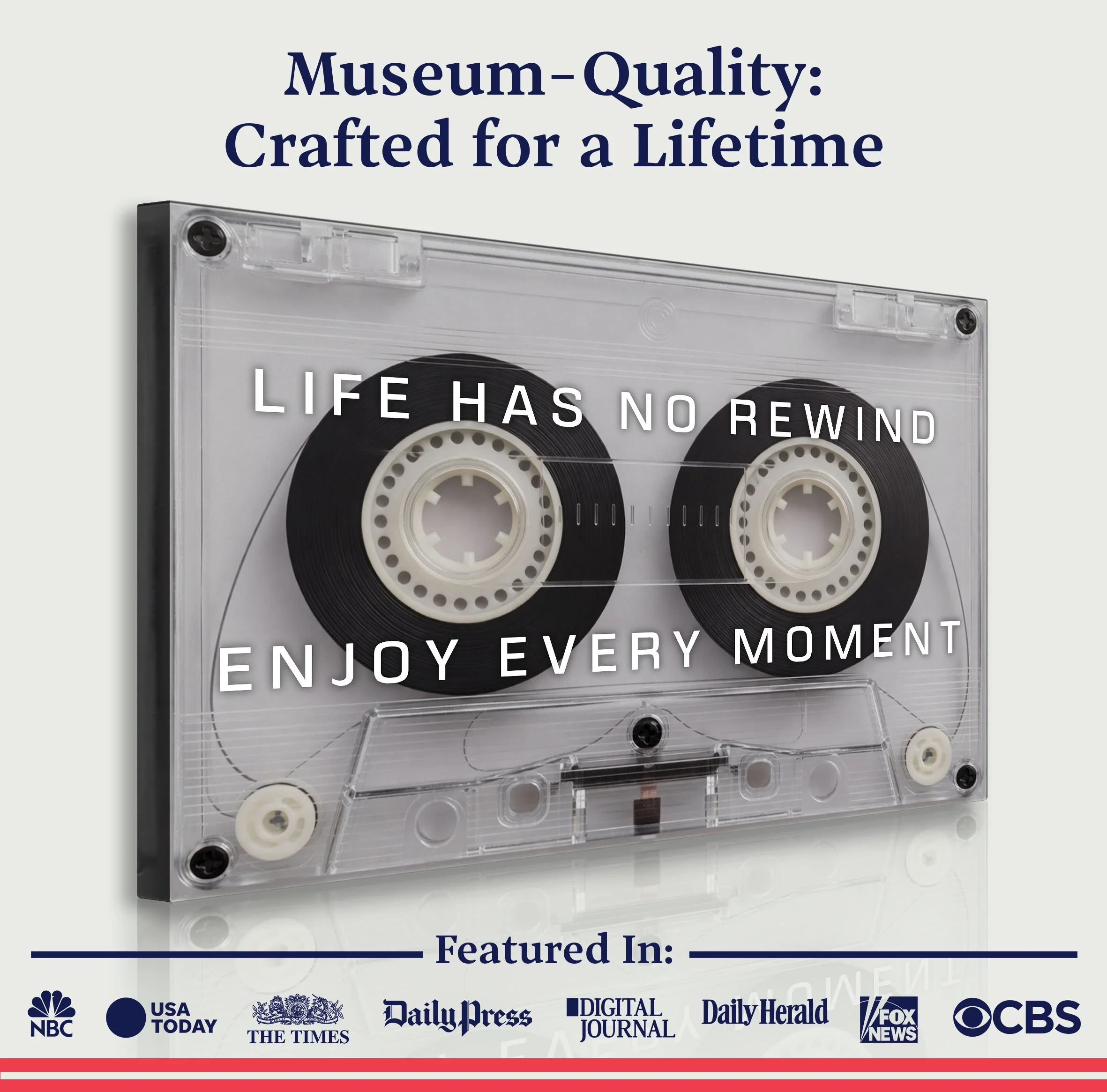 Life Has No Rewind Wall Sign - Image 6