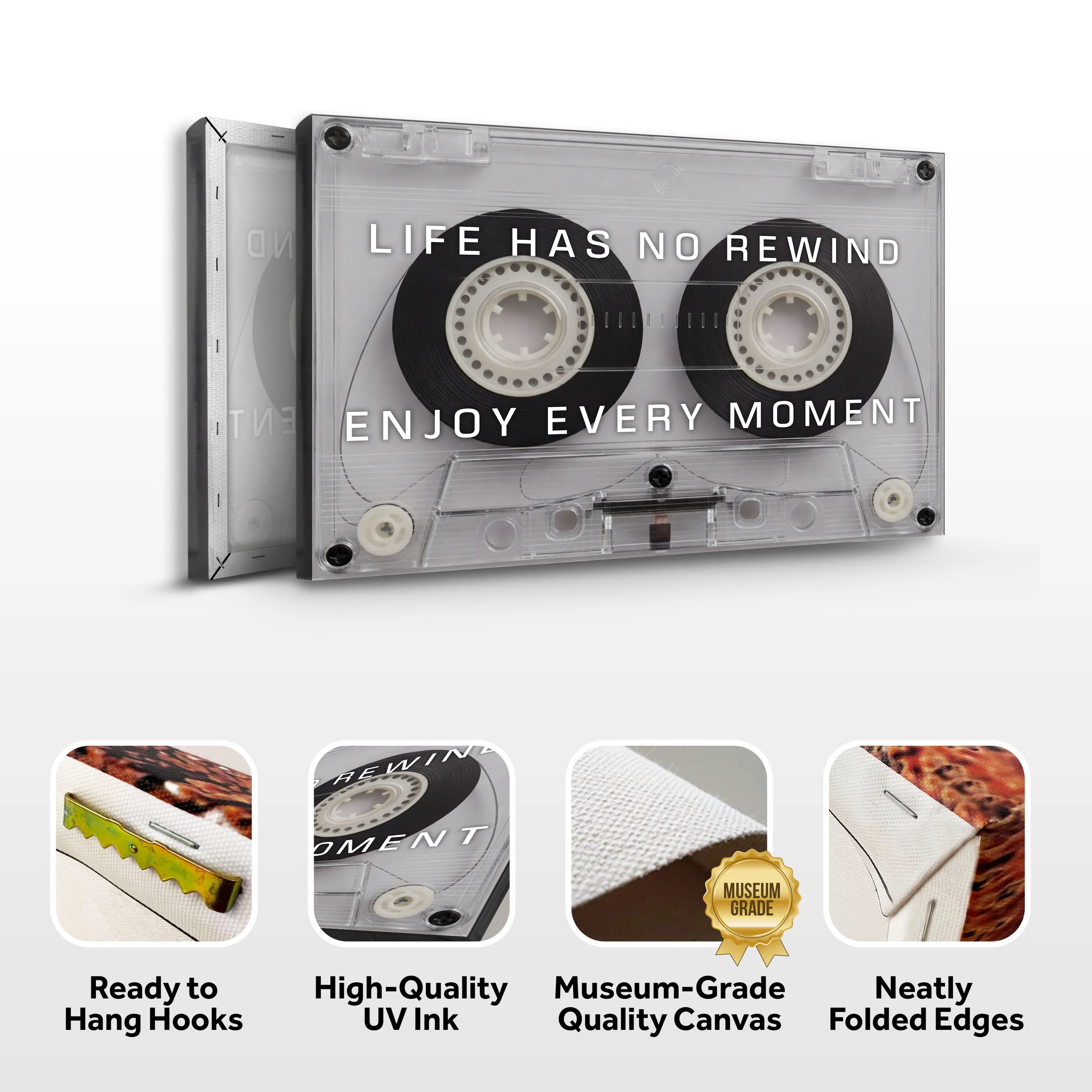 Life Has No Rewind Wall Sign - Image 8