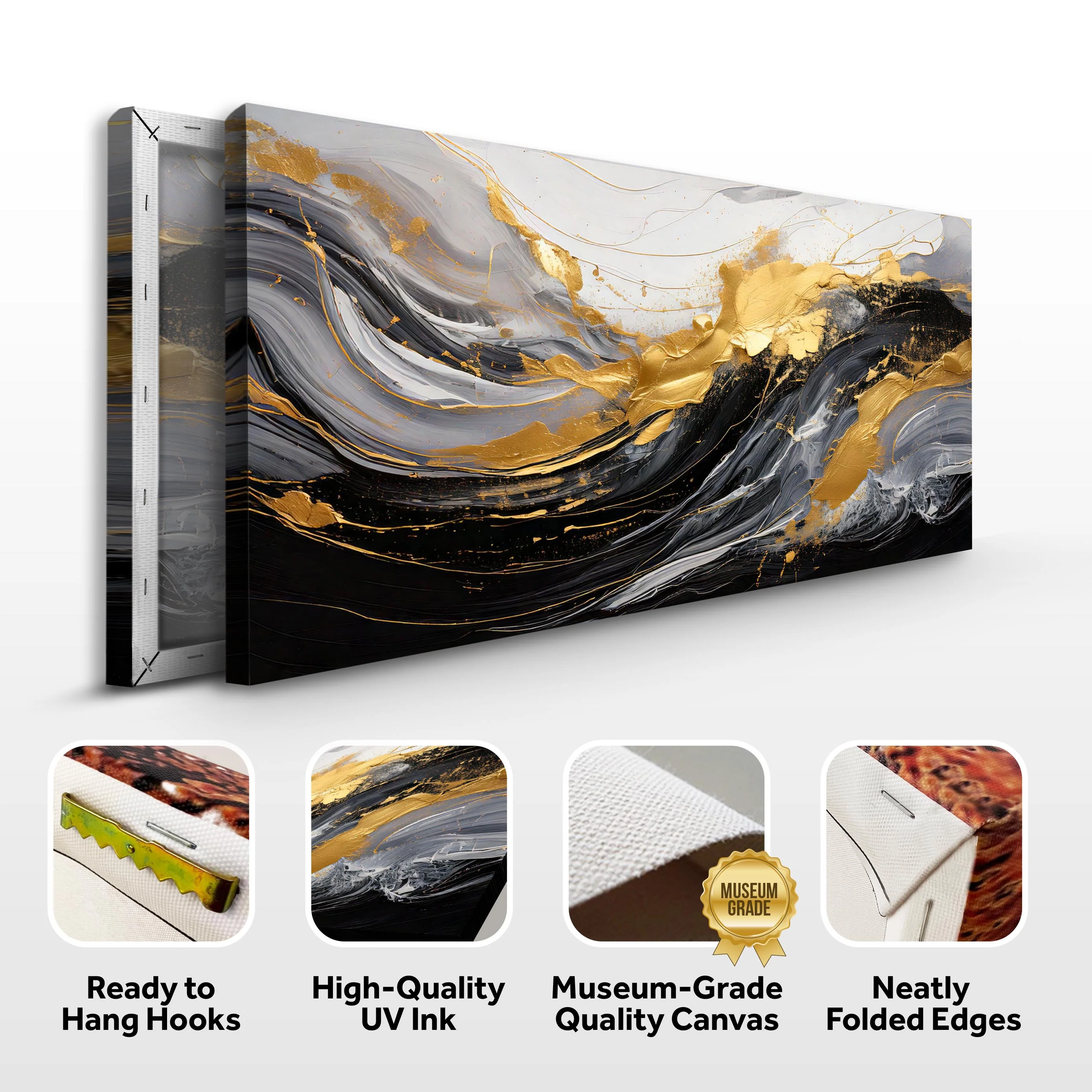 Modern Abstract Shadows Wall Art - Image 9