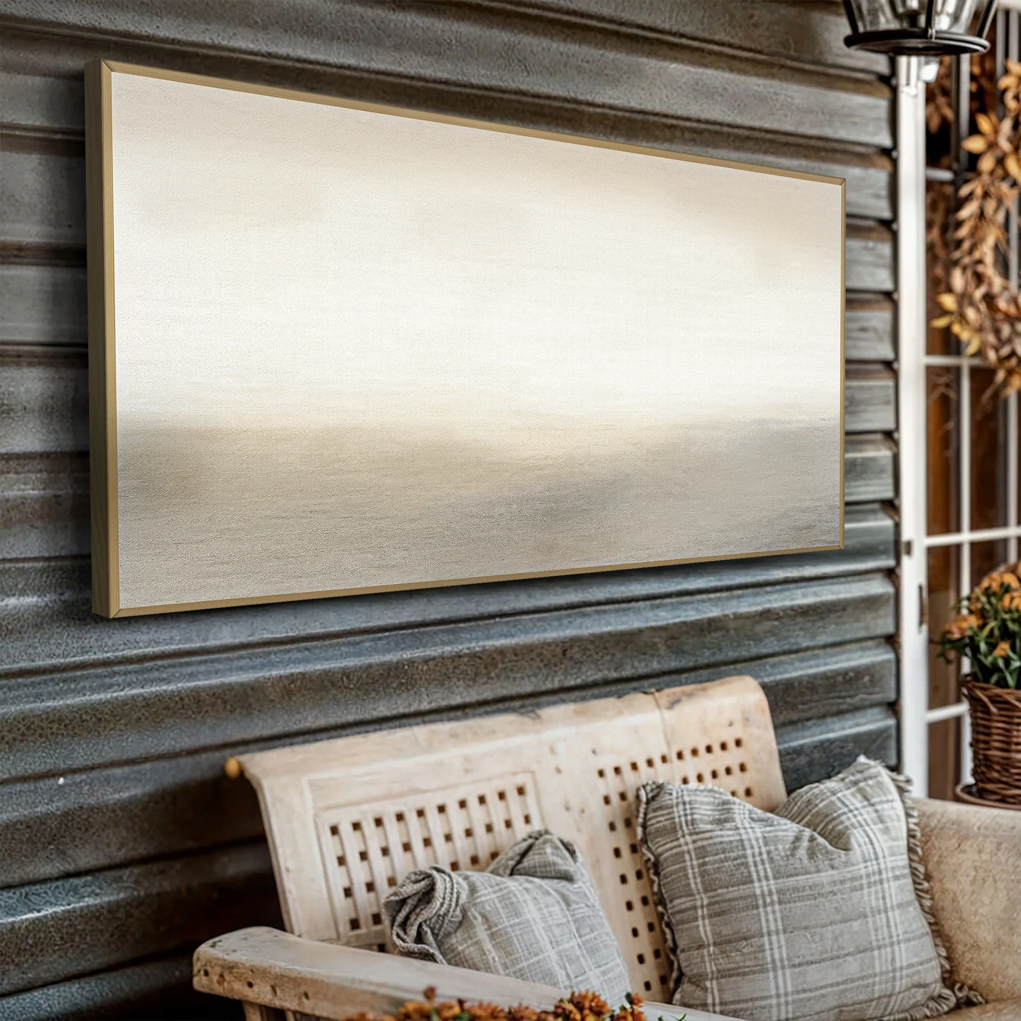 Nordic Beach Abstract Wall Art - Image 3