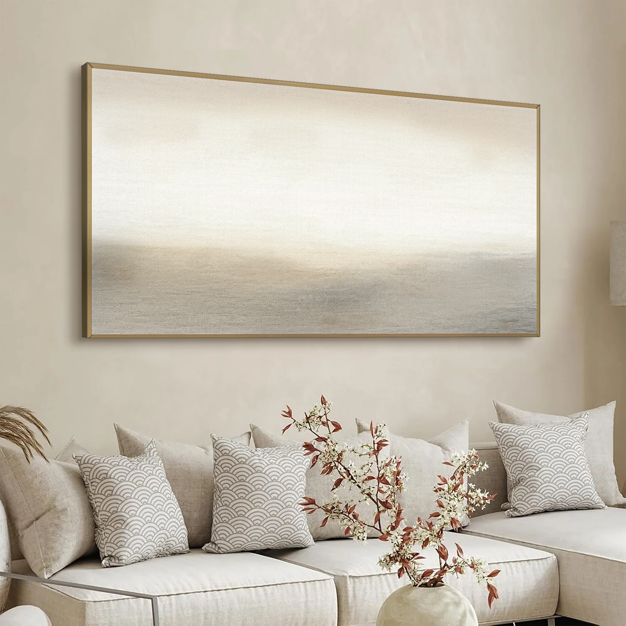 Nordic Beach Abstract Wall Art - Image 4