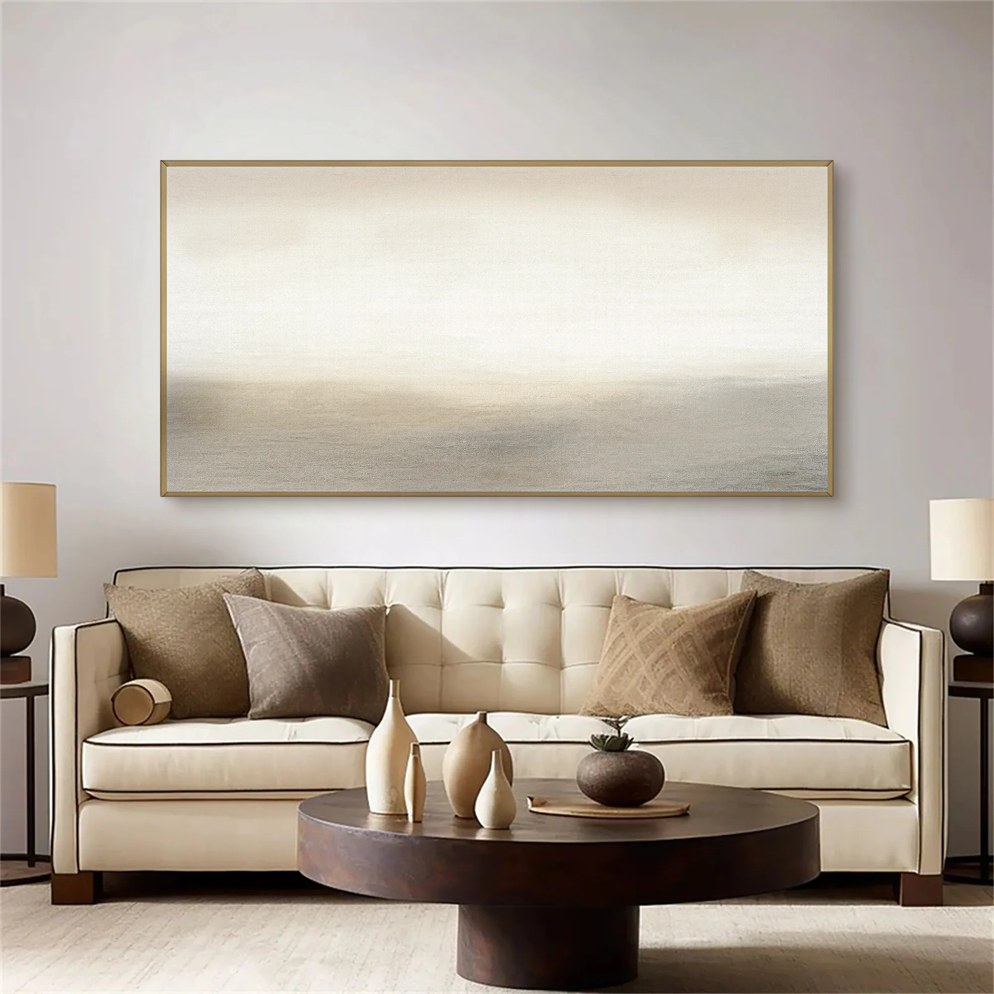 Nordic Beach Abstract Wall Art - Image 5
