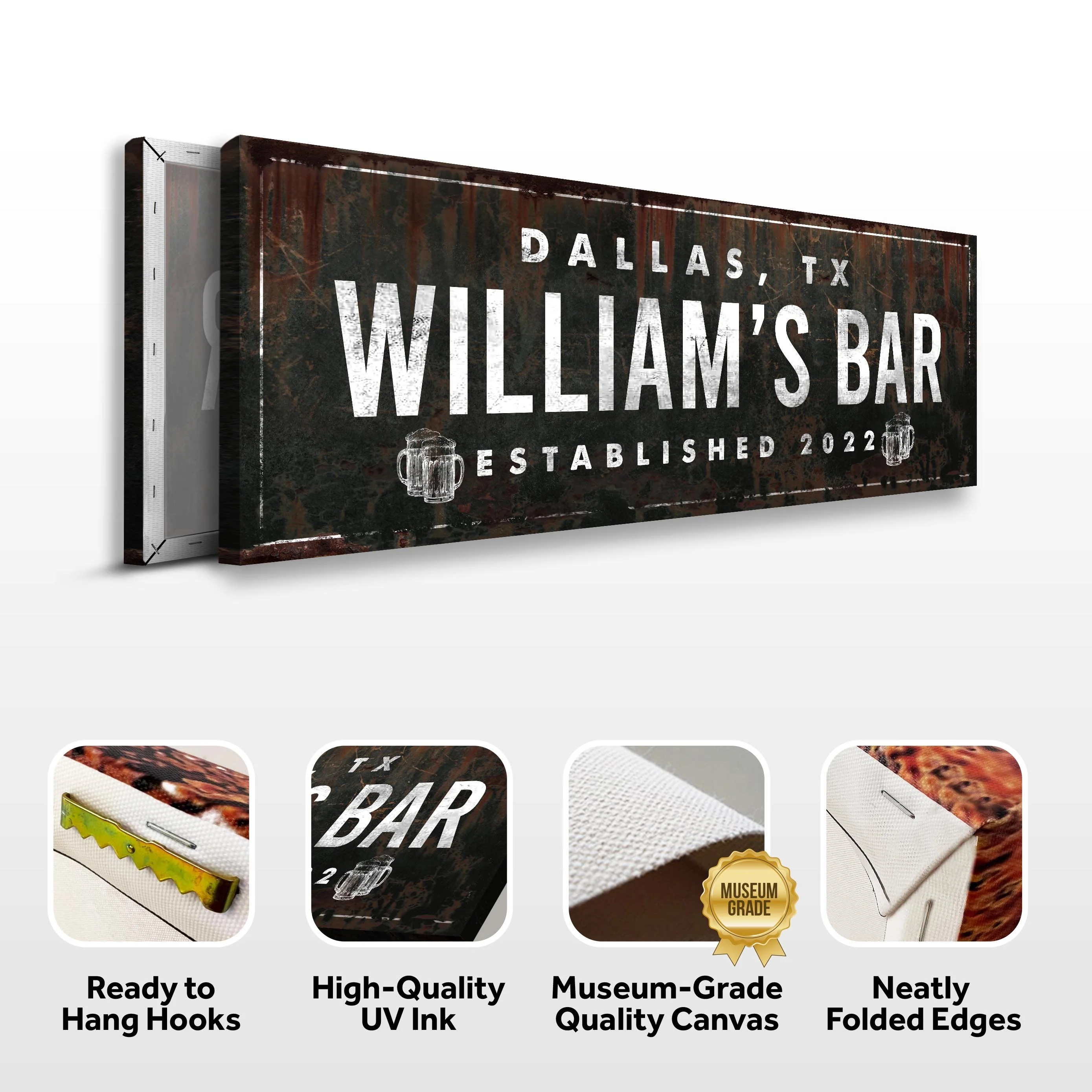 Rustic Bar Sign - Image 4