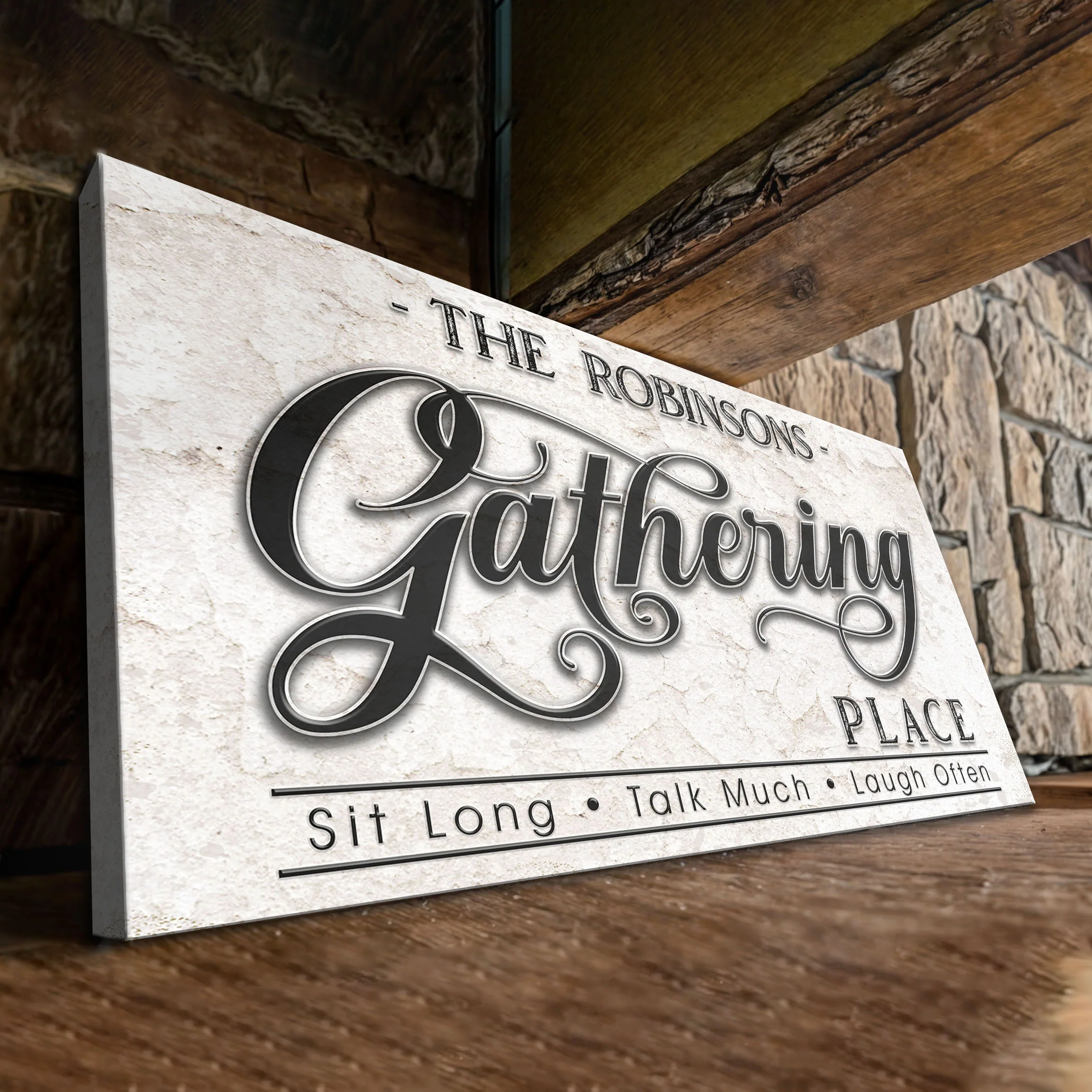 The Gathering Place Personalized Sign - Image 4