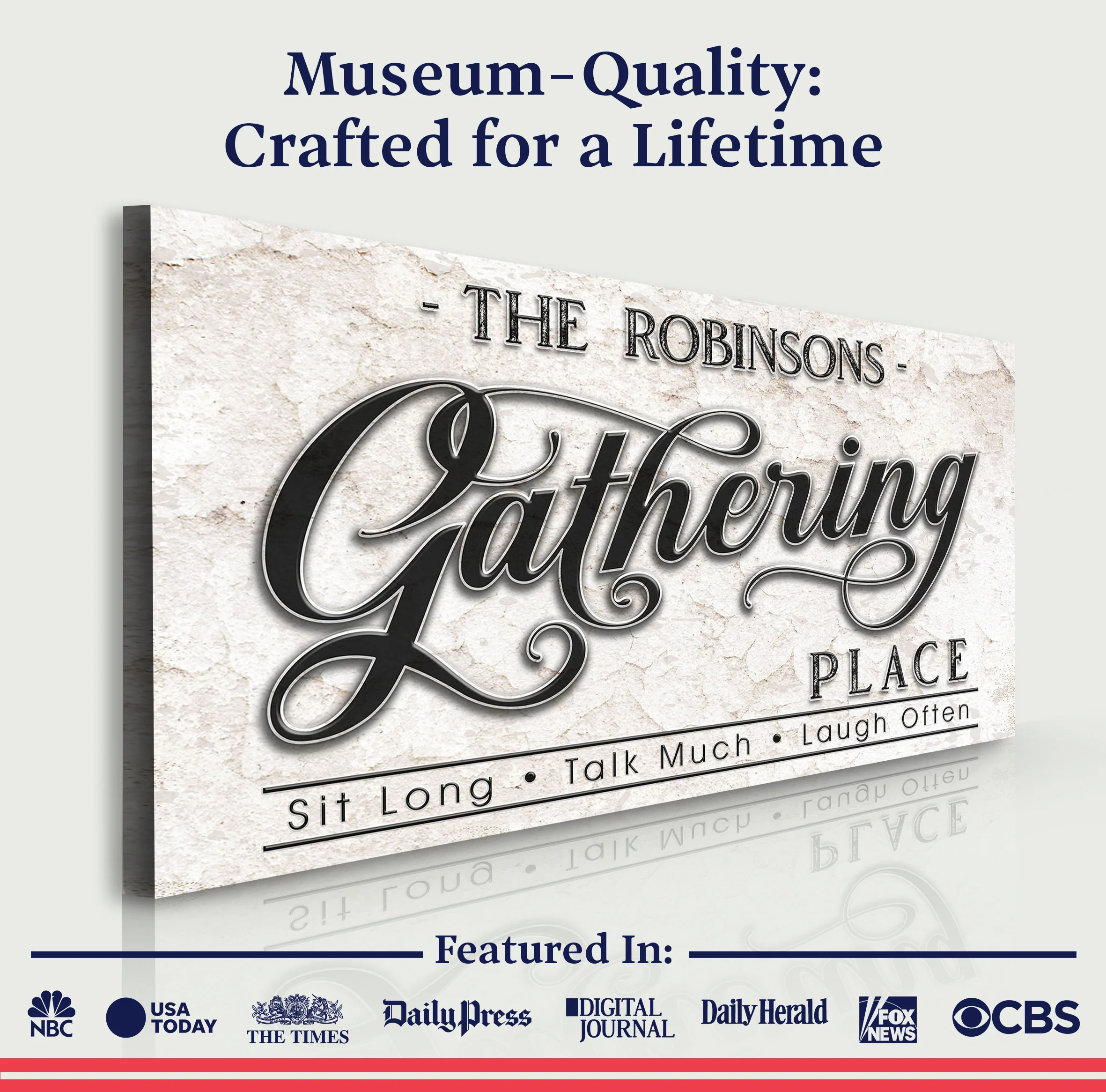 The Gathering Place Personalized Sign - Image 6