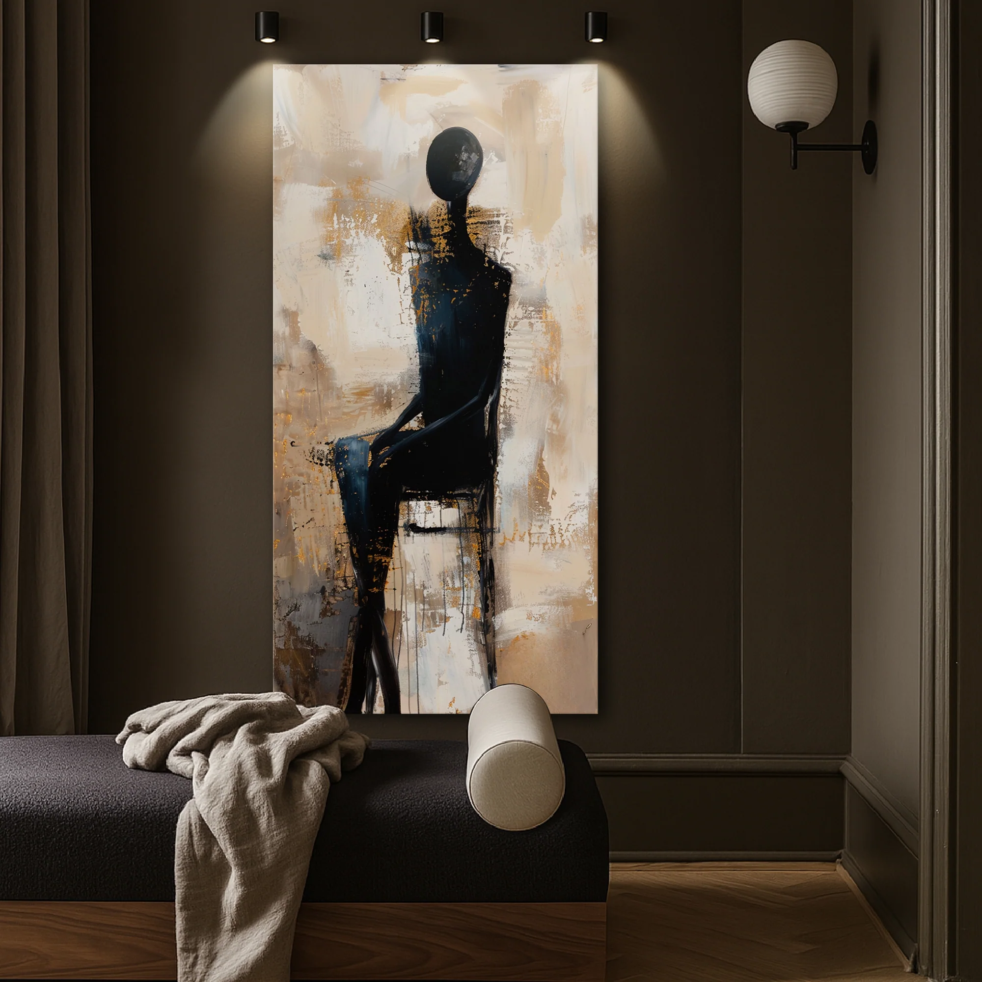 The Waiting Figure Abstract Wall Art - Image 5