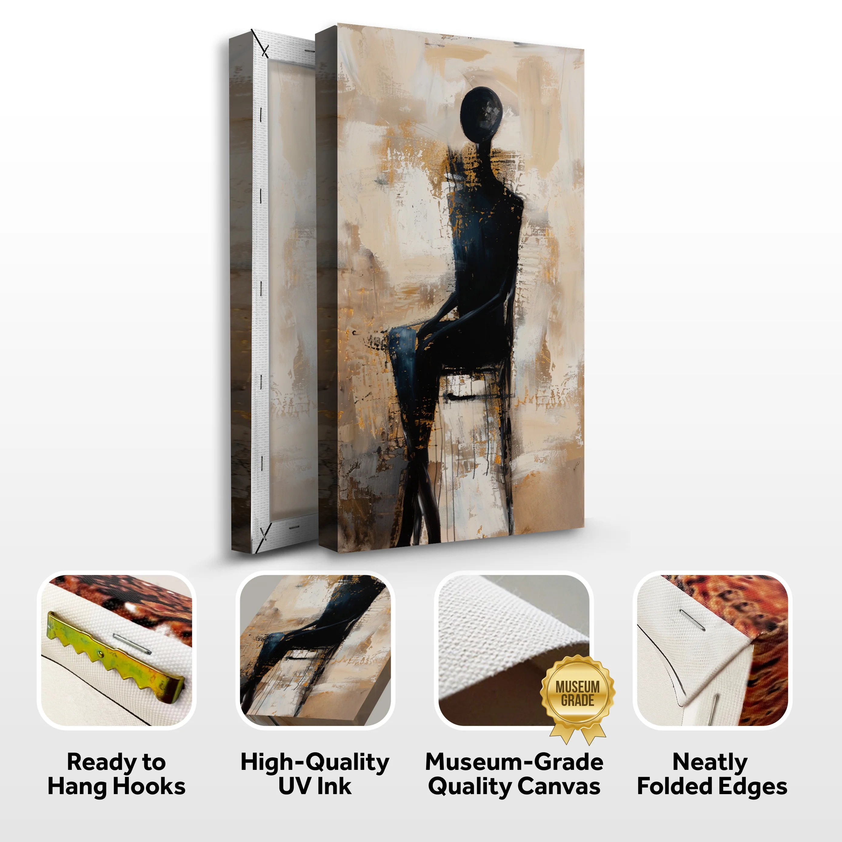 The Waiting Figure Abstract Wall Art - Image 8