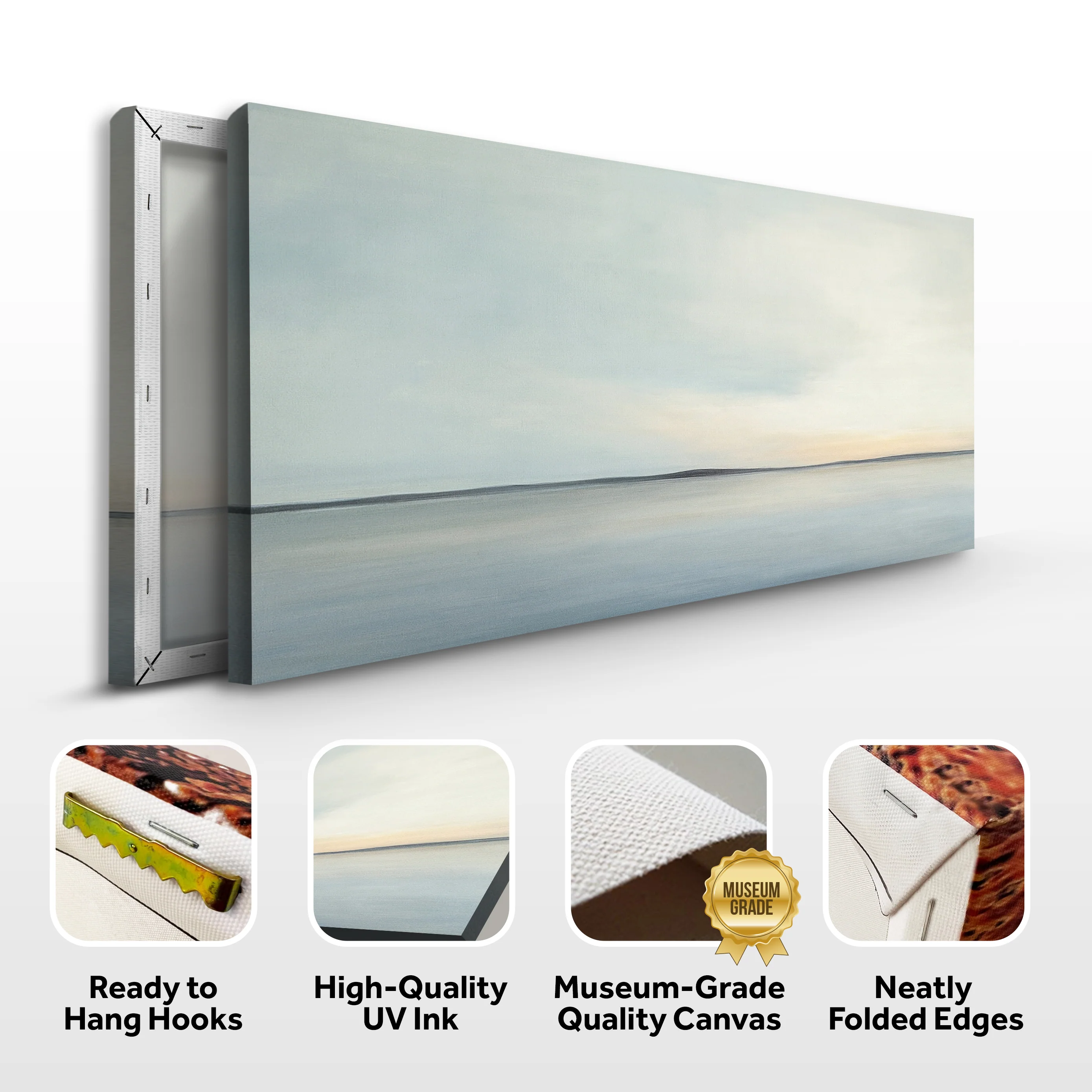 Tranquility Abstract Seascape Wall Art - Image 8