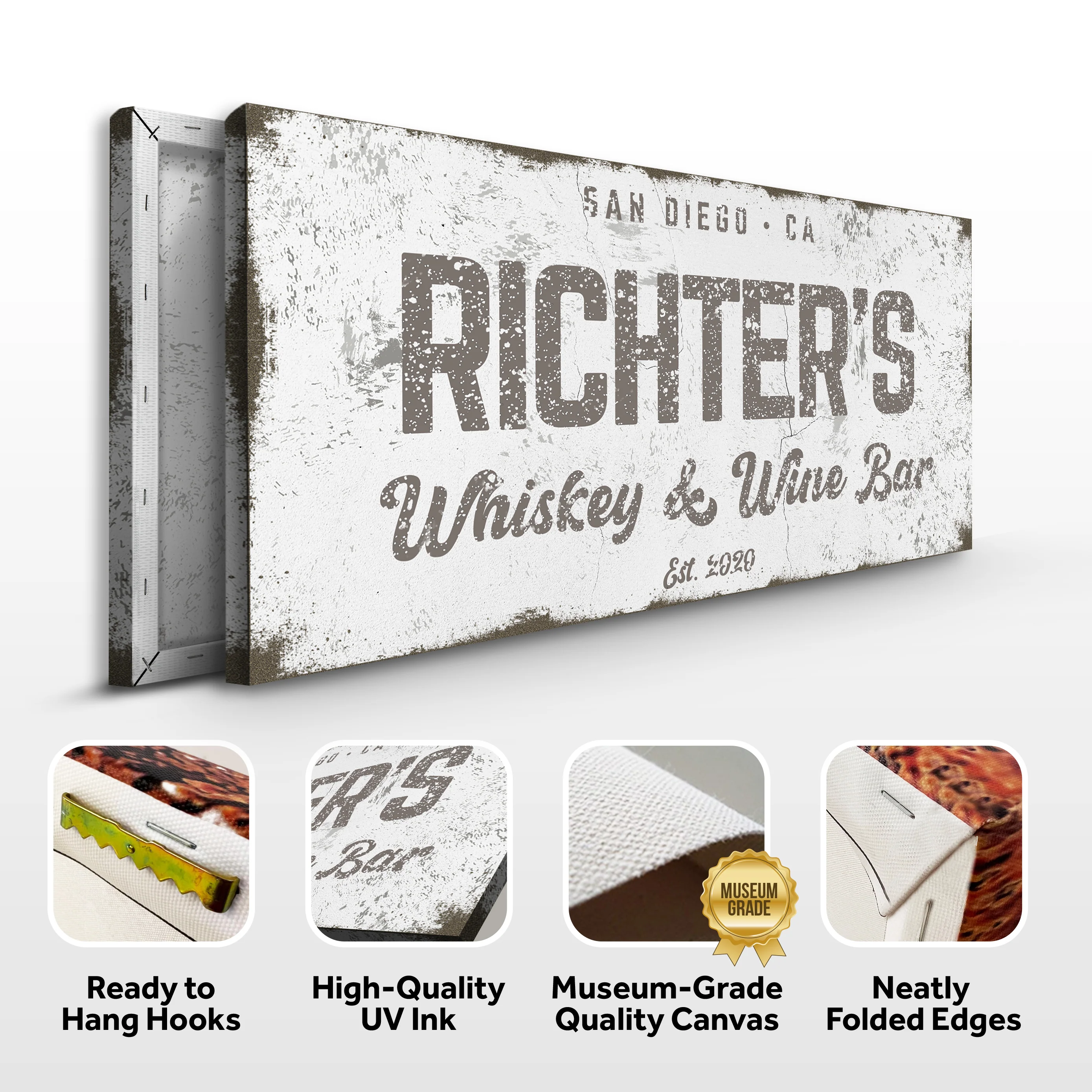 Whiskey And Wine Bar Sign - Image 4