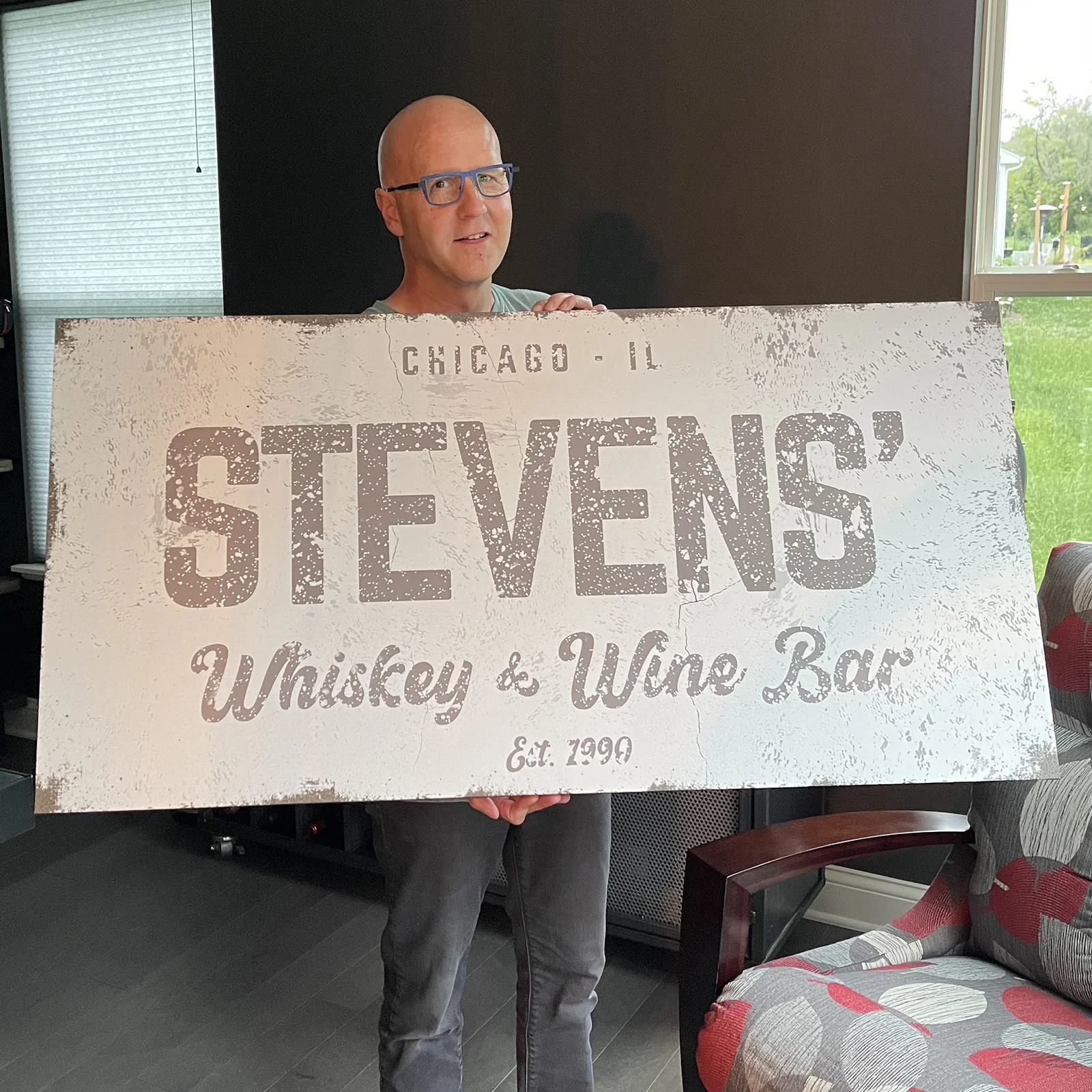 Whiskey And Wine Bar Sign - Image 7
