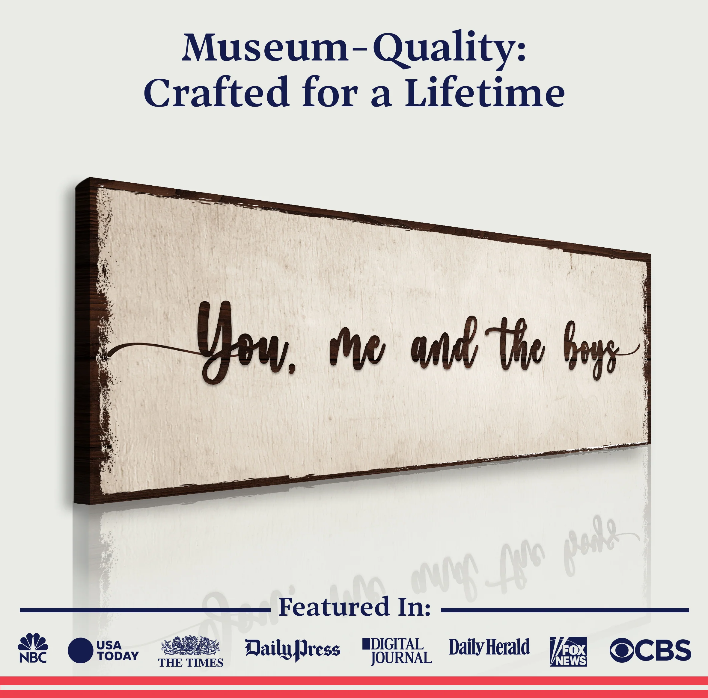 You, Me, And The Boys Sign IV - Image 3